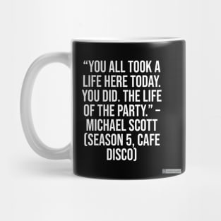 the office funny quote Mug